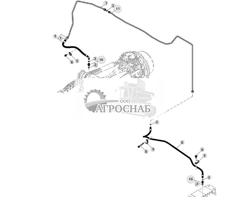 МАСЛОПРОВОДЫ БЛОКИРОВКИ ДИФФЕРЕНЦИАЛА - ST104408 530.jpg